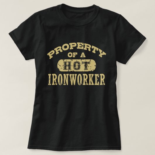 Funny Ironwerker T-shirt (Design voorkant)