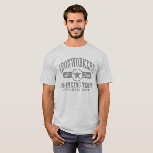 Funny Ironwerker T-shirt (Voorkant volledig)