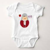 Funny Isaac Newton Baby Shirt (Voorkant)