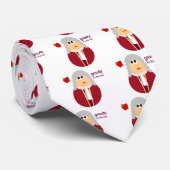 Funny Isaac Newton Stropdas (Opgerold)