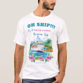 Funny Island Cruise Ship Reunion T-shirt (Voorkant)