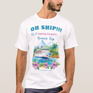 Funny Island Cruise Ship Reunion T-shirt