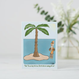 Funny Island echtscheiding Briefkaart