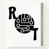Funny IT Tech Humour loading Pop Art Notitieboek (Achterkant)