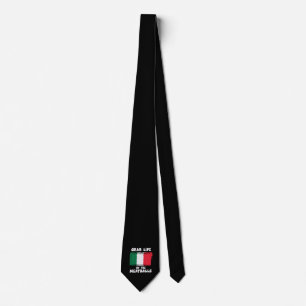 Funny Italiaanse Gift Idea Meatball Italië vlag1 Stropdas