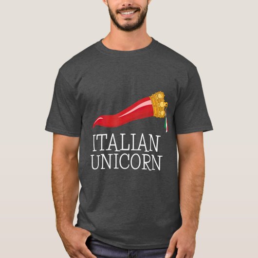 Funny Italiaanse Lucky Charm Cornicello Italiaans T-shirt (Voorkant)