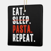 Funny Italiaanse pasta Lovers Gezegde Keramisch Ornament (Links)