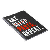 Funny Italiaanse pasta Lovers Gezegde Notitieboek (Rechterzijde)