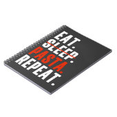 Funny Italiaanse pasta Lovers Gezegde Notitieboek (Linkerzijde)