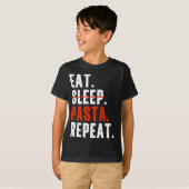 Funny Italiaanse pasta Lovers Gezegde T-shirt (Voorkant volledig)