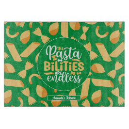 Funny Italiaanse Quote Retro Pasta Pattern Snijplank