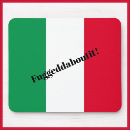 Funny Italiaanse vlag Mousepad Muismat