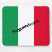 Funny Italiaanse vlag Mousepad Muismat (Voorkant)