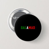 Funny Italian American Food Slang Calamari Galamad Ronde Button 5,7 Cm (Voorkant /achterkant)