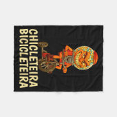 Funny Italian Brainrot Kids Meme Chicleteira Bicic Fleece Deken (Voorkant (Horizontaal))