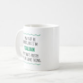 Funny Italian Gift Idea Mug Koffiemok (Voorkant links)