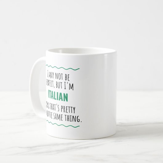 Funny Italian Gift Idea Mug Koffiemok (Voorkant links)
