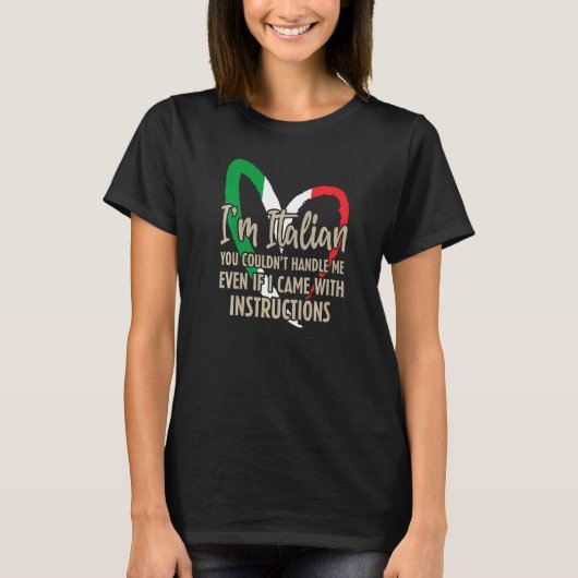 Funny Italian Sayings Im Italian Premium T-shirt (Voorkant)