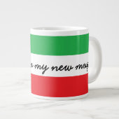 Funny Italy Accent and Flag Grote Koffiekop (Voorkant rechts)