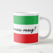Funny Italy Accent and Flag Grote Koffiekop (Rechts)
