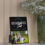 Funny It's a Lifestyle Grandparents Club Photo Fotoplaat<br><div class="desc">A fun, heartfelt gift for the world’s best grandparents! Celebrate the joy of grandparenting with our "Truly Blessed Grandparents Club" photo plaque - personalized with the year established. Designed for those who know that spending time with their grandkids is far more than just "babysitting"— it's a way of life. This...</div>