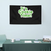 Funny Its Cookie Time Scouts Girl Kids Scouting Mo Spandoek (Beurs)