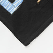 Funny It's My Sister's Birthday Sketch Pencil Arti Fleece Deken (Hoek)