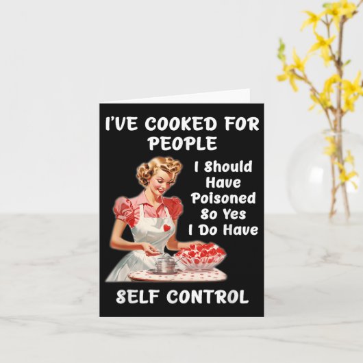 Funny I've Cooked For People I Should Have Isoned Kaart (Gele Bloem)