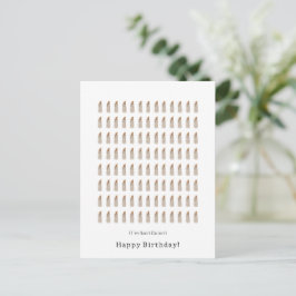 Funny I've Lost Count Happy Birthday Candles Card Briefkaart