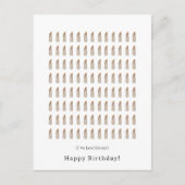 Funny I've Lost Count Happy Birthday Candles Card Briefkaart (Voorkant)