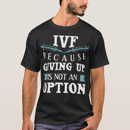 Funny IVF Transfer Day Gift Mannen Vrouwen Onvruch T-shirt (Voorkant)