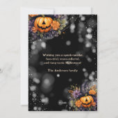 Funny Jack-O'-Lanterns Foto Happy Halloween Kaart (Achterkant)