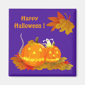 Funny Jack O'Lantern Halloween Gift Magneet (Voorkant)