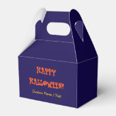 Funny Jack O'Lantern Halloween Treat Boxes Bedankdoosjes (Achterkant)