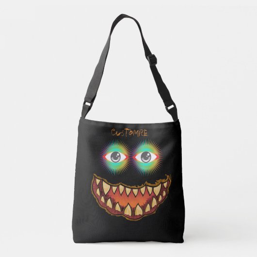 Funny Jack o'lantern Thunder_Cove Crossbody Tas (Achterkant)