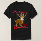 Funny Jackalope Mythical Creature Animal T-shirt (Design voorkant)