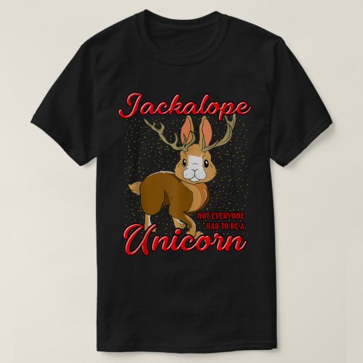 Funny Jackalope Mythical Creature Animal T-shirt (Design voorkant)