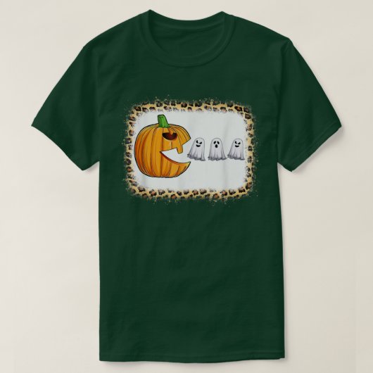 Funny Jackolantern Pumpkin With Ghosts Halloween C T-shirt (Design voorkant)