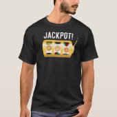 Funny Jackpot Bagel Design for Breakfast Lovers T-shirt (Voorkant)