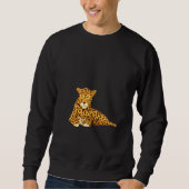 Funny Jaguar Painting Pullover (Voorkant)