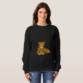 Funny Jaguar Painting Pullover (Voorkant volledig)