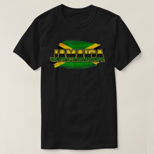 Funny Jamaica Flag Palm Summer soft T-shirt (Design voorkant)