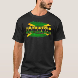 Funny Jamaica Flag Palm Summer Vacature leuk T-shirt