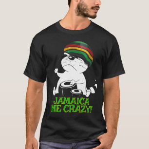 Funny Jamaican Me Crazy Gift voor toeristen, Regga T-shirt