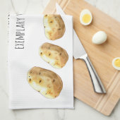 Funny Jane Austen Inspired Boiled Potato Quote Theedoek (Quarter Fold)