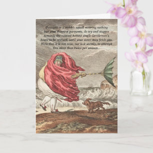 Funny Jane Austen Romance Tips Kaart