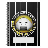 Funny japanese riceball notitieboek (Voorkant)