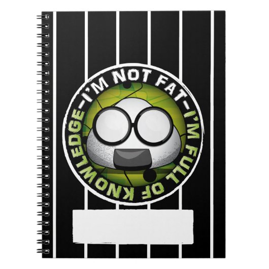 Funny japanese riceball notitieboek (Voorkant)