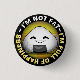 Funny japanese riceball ronde button 3,2 cm