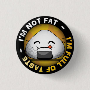 Funny japanese riceball ronde button 3,2 cm